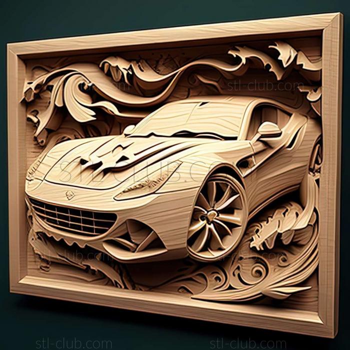 3D модель Ferrari California (STL)